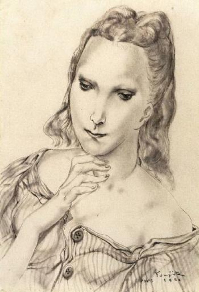 Jeune femme by Leonard Tsuguharu Foujita