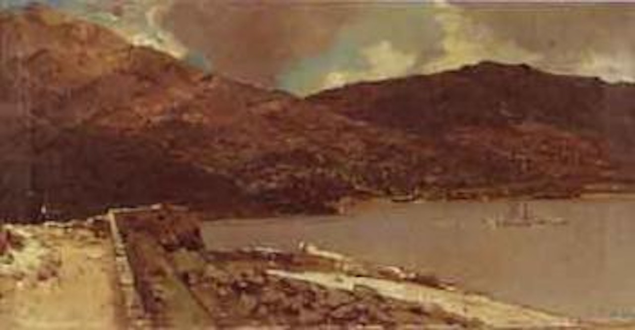 Vue de la cote algerienne by Jean Baptiste Henri Durand-Brager