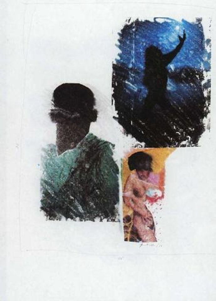 Composition by Mimmo Rotella