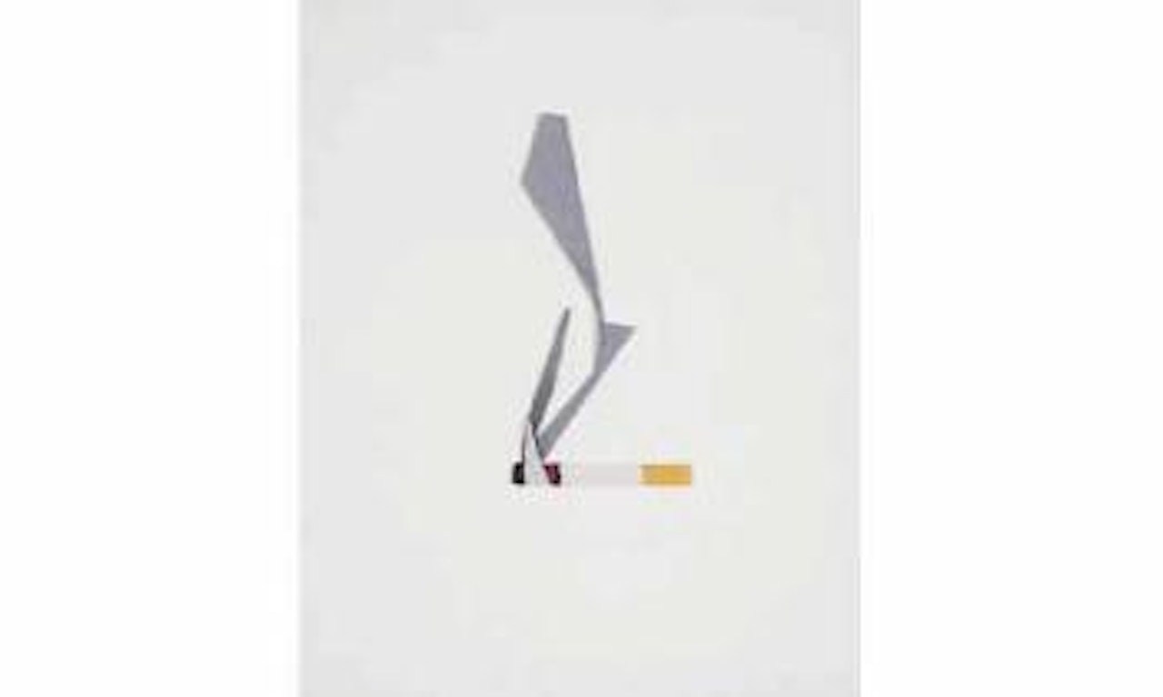 Smoking cigarette by Tom Wesselmann