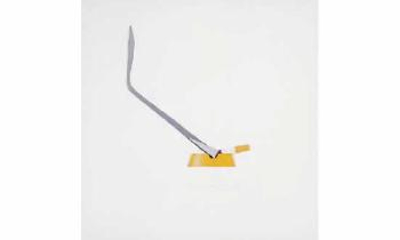 Smoking cigarette in ashtray by Tom Wesselmann