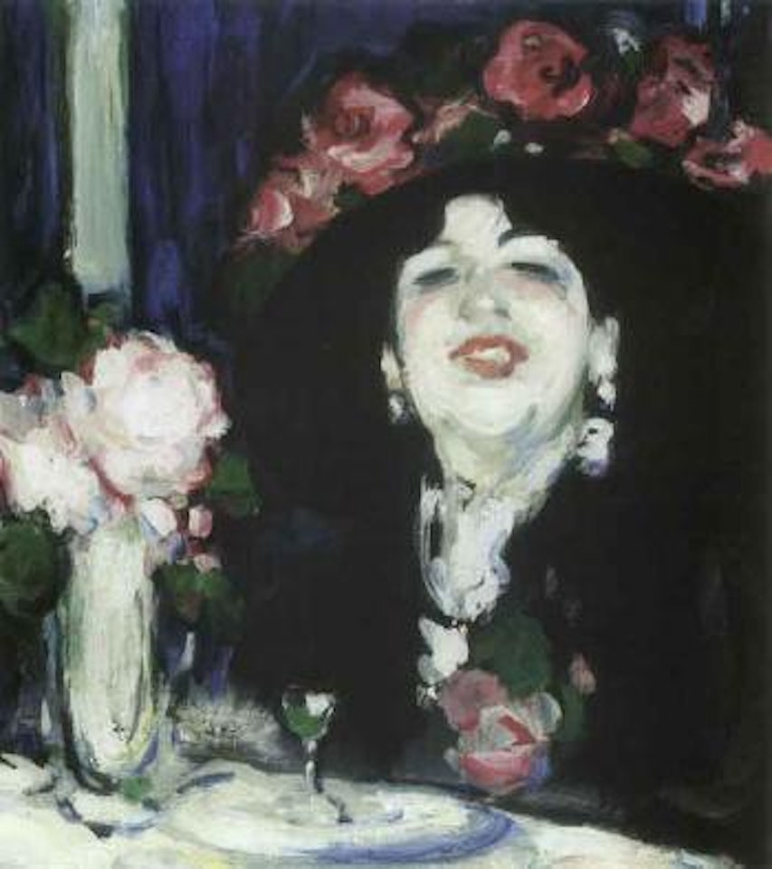 Creme de menthe, Cafe d'Harcourt by John Duncan Fergusson