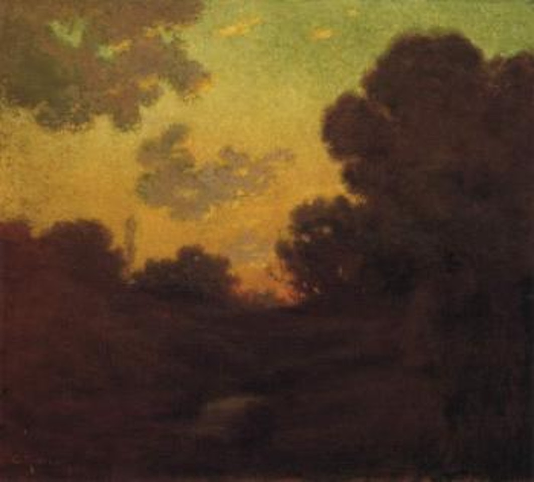 Sunset by Granville Redmond