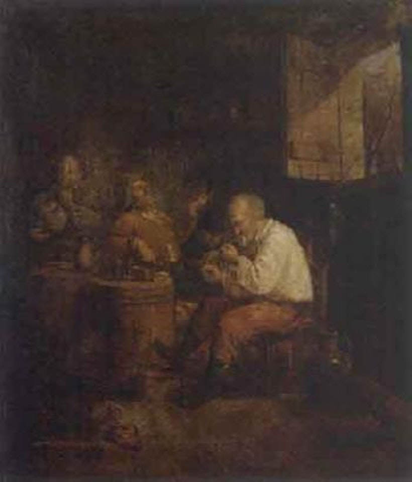 Smoker's corner by Adriaen van Ostade