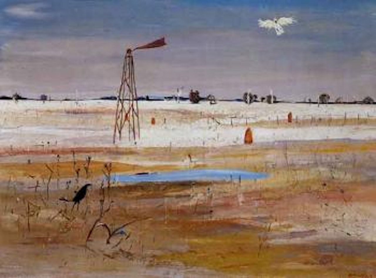 Wimmera landscape by Arthur Merric Bloomfield Boyd