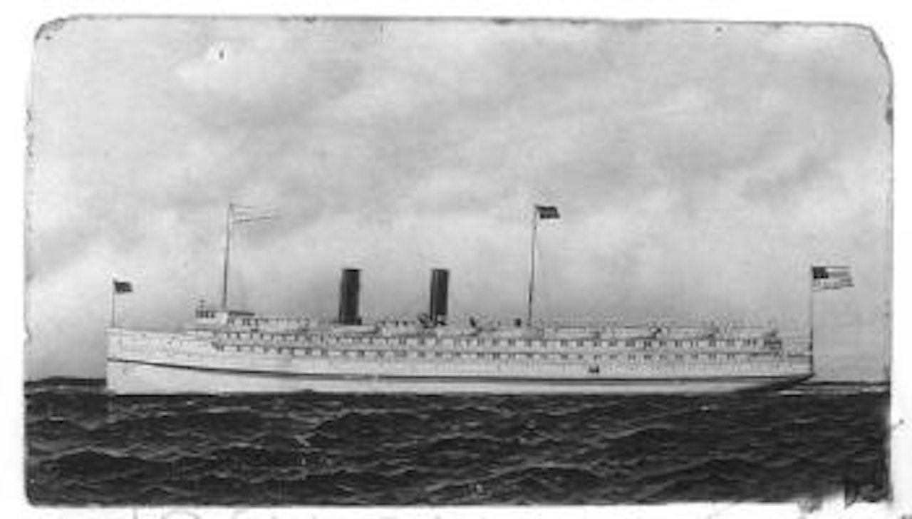 Portrait of the eastern steamship corporation ferry boat, Bunker Hill by Antonio Jacobsen