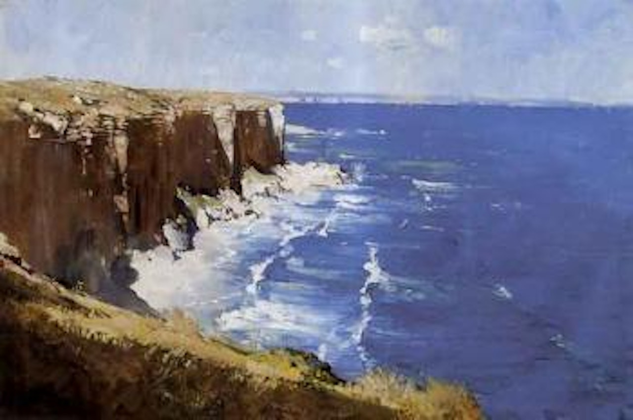 Southern ocean, Port Campbell by Arthur Ernest Streeton