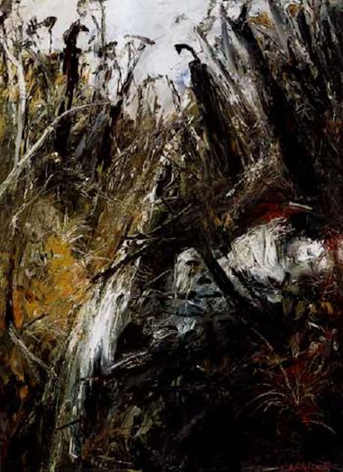 Lovers by a waterfall by Arthur Merric Bloomfield Boyd