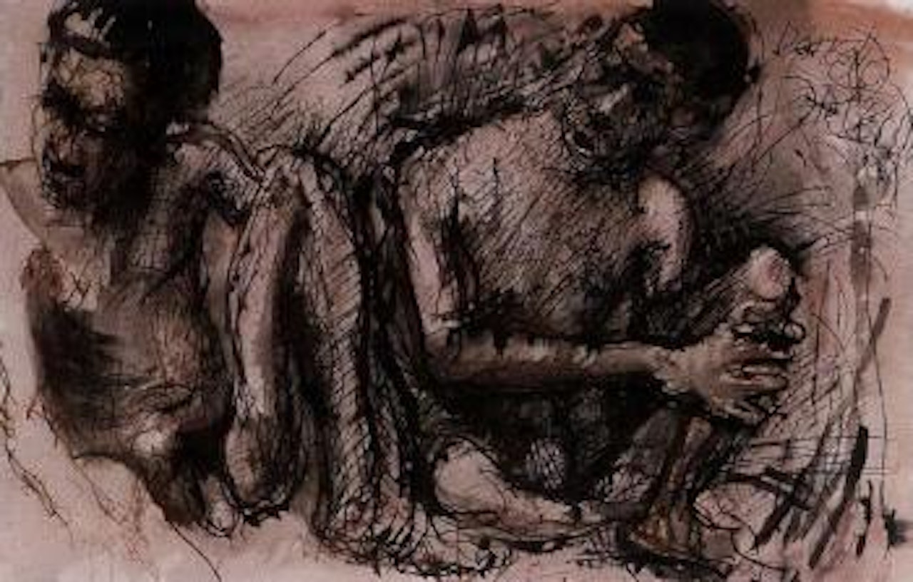 Two boys by Donald Stuart Leslie Friend