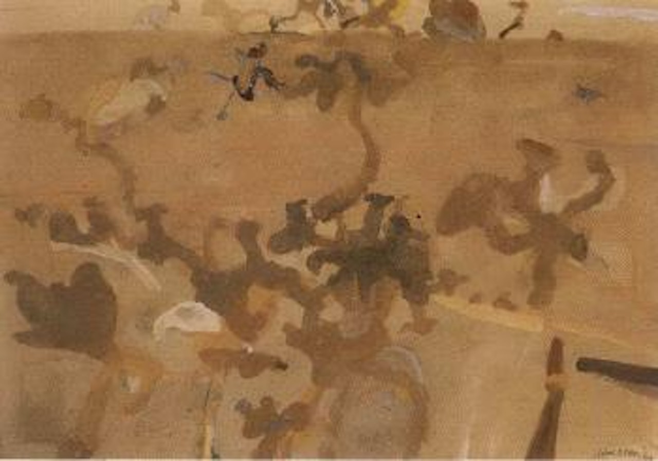 Birds in flight by John Olsen