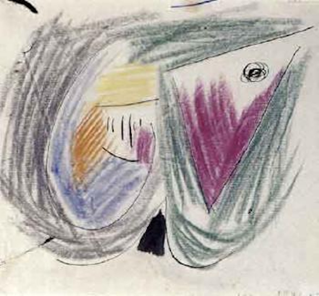 Mask composition by Asger Jorn