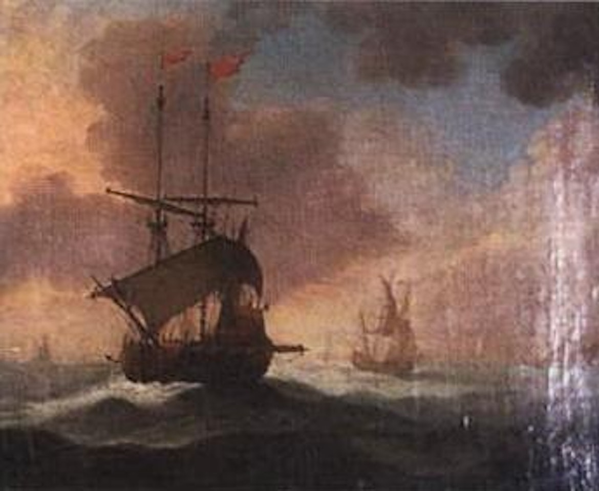 Ships at sea by Peter Monamy