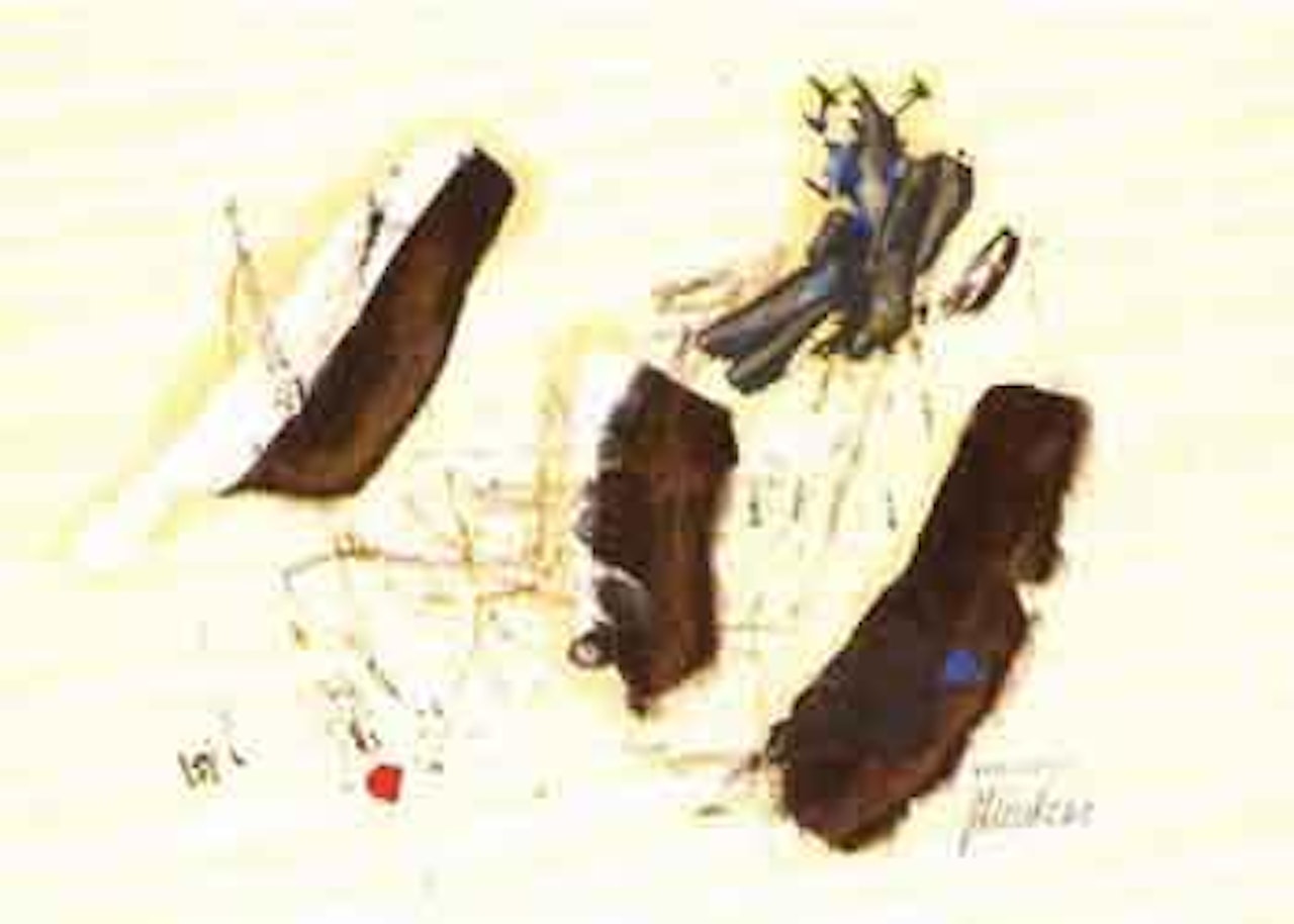 Abstract composition by Fritz Winter