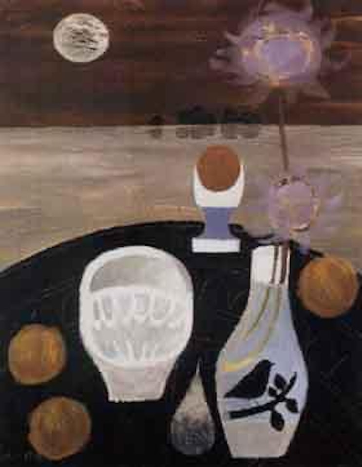 Moonlight still life by Mary Fedden