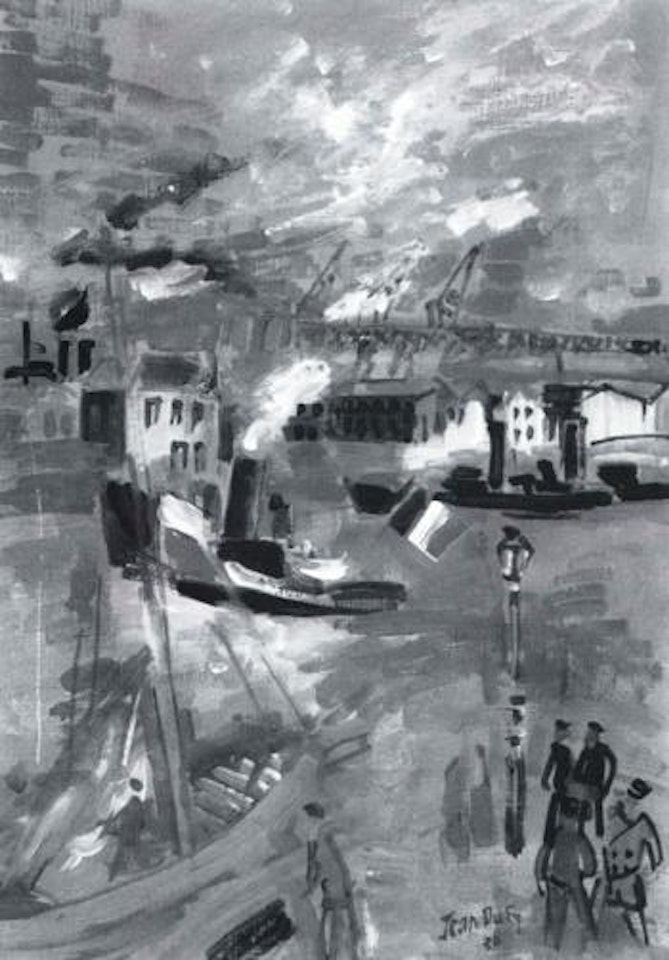 Le port by Jean Dufy