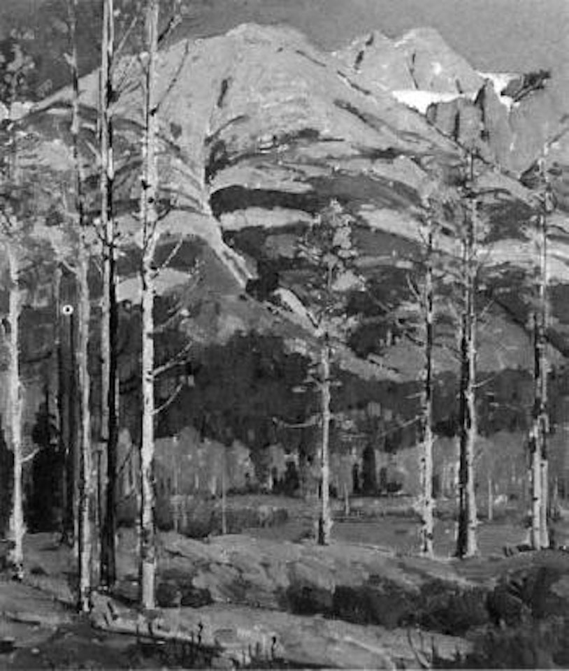 Mountain landscape by Aldro Thompson Hibbard