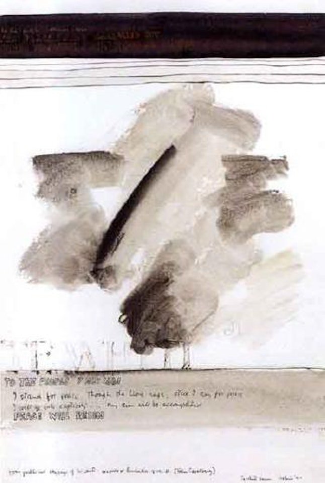 Te whiti by Ralph Hotere