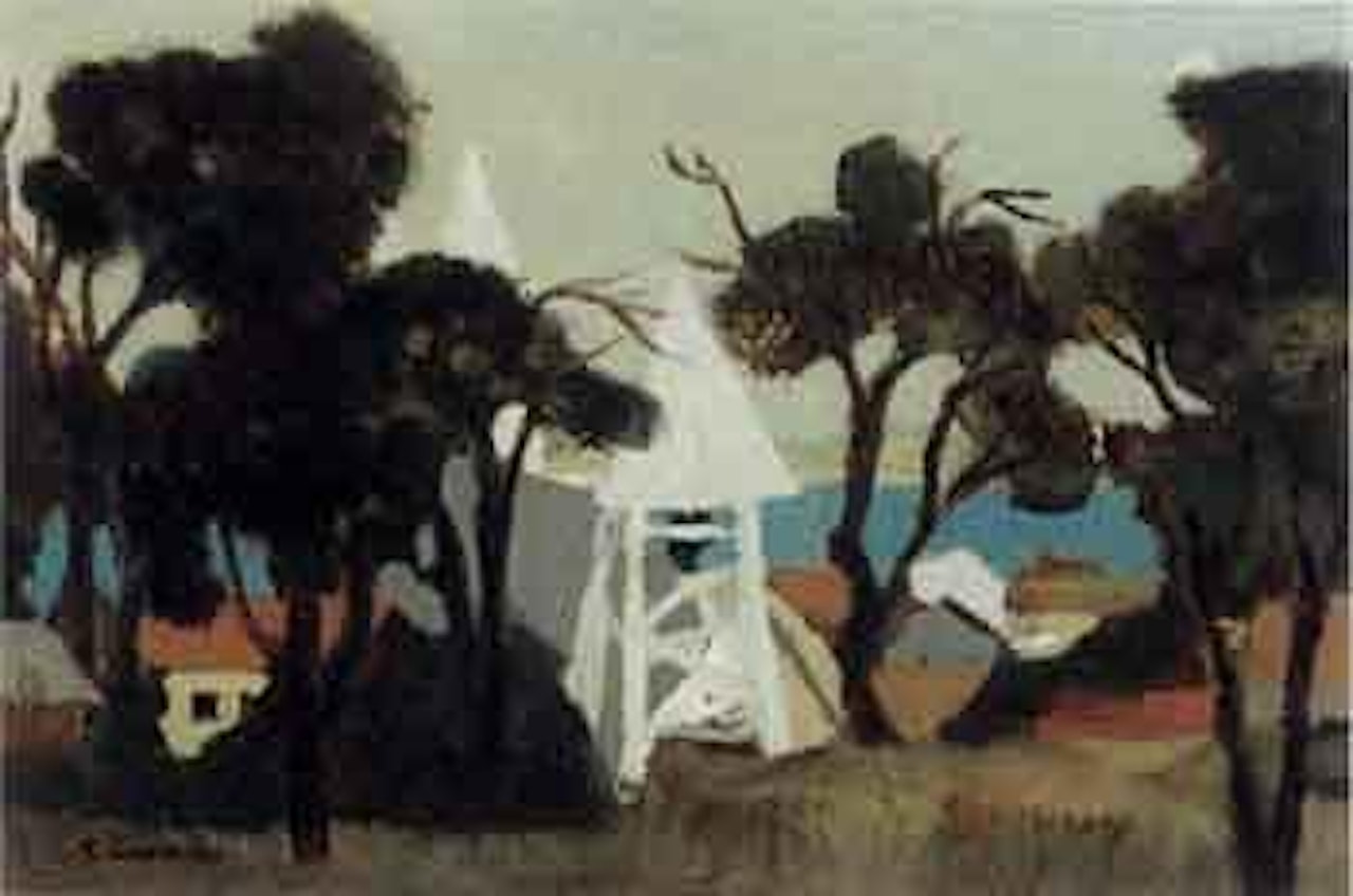 Bell tower, Thursday Island by Ray Austin Crooke