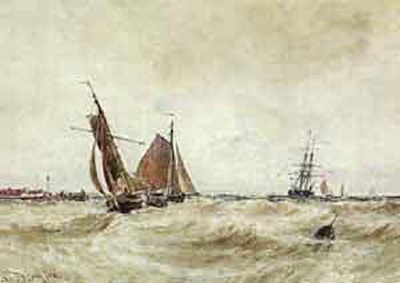 On the Dutch coast by Thomas Bush Hardy