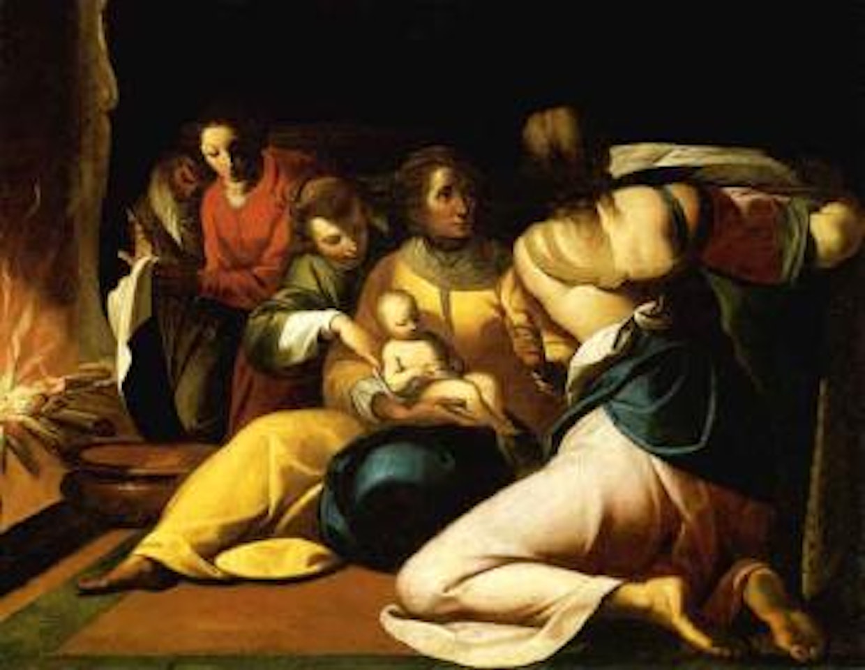Birth of the Virgin by Luca Cambiaso