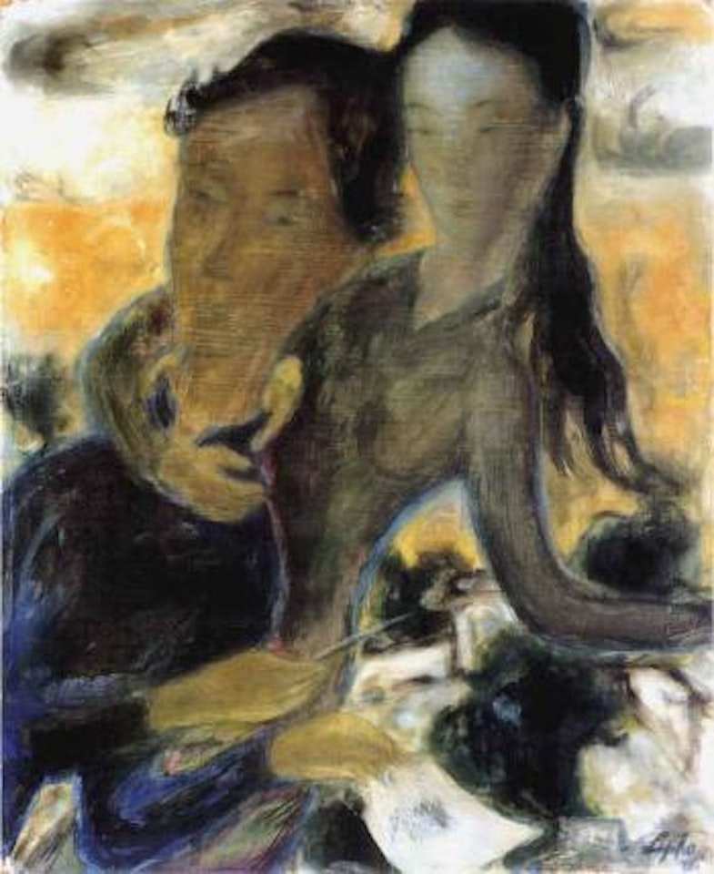 Artist and his muse by Le Pho