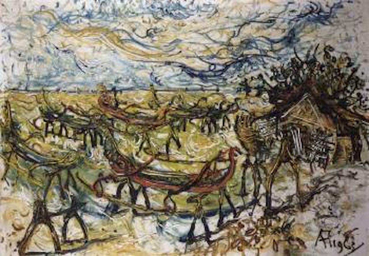 Boats by Affandi