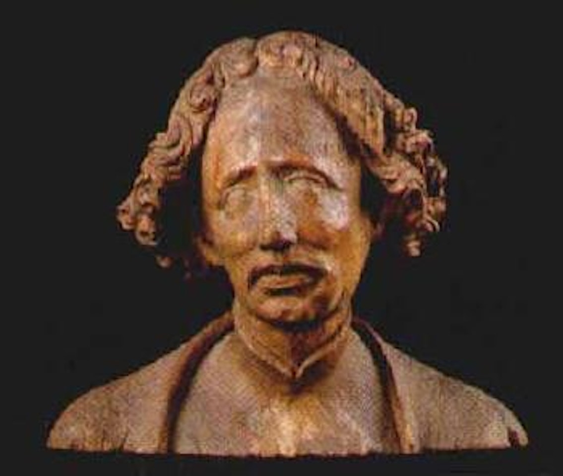 Bust of gothic boy by European School