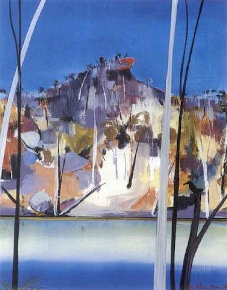 Pulpit rock at Shoalhaven Bay by Arthur Merric Bloomfield Boyd
