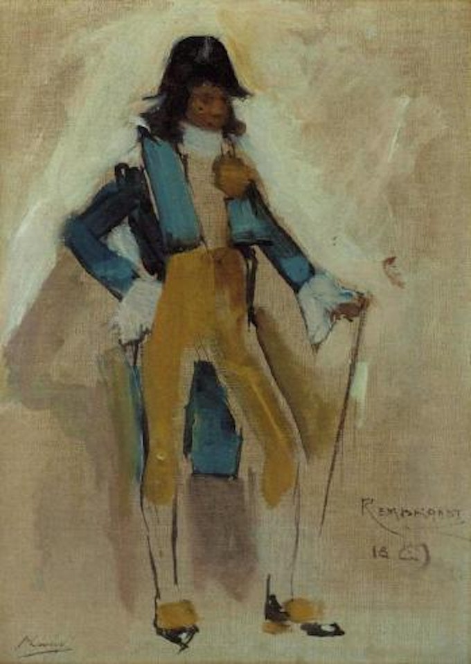 Sketch at the Grand Costume Ball, 29 November 1889 by John Lavery