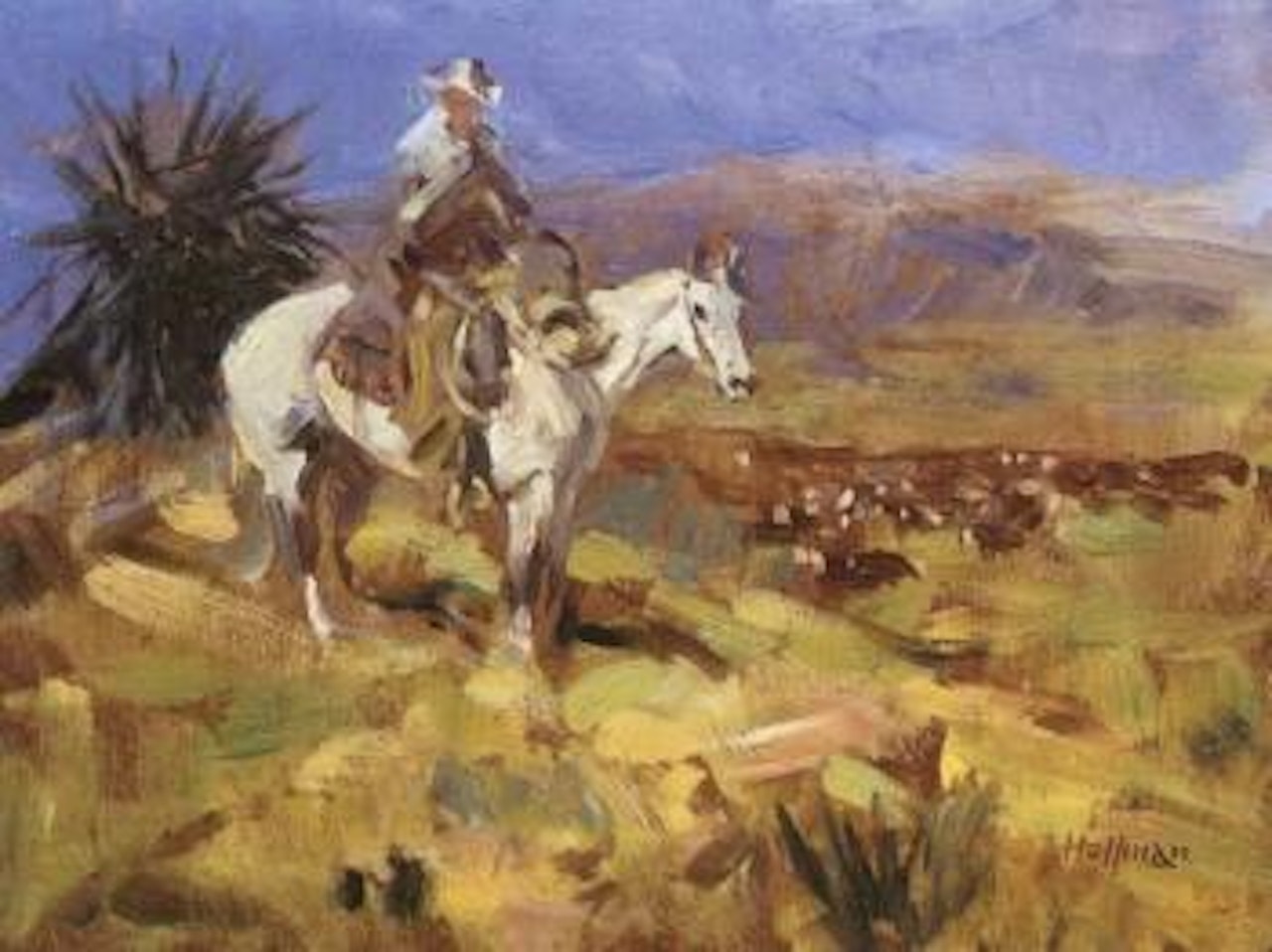 Night herding by Frank B. Hoffman