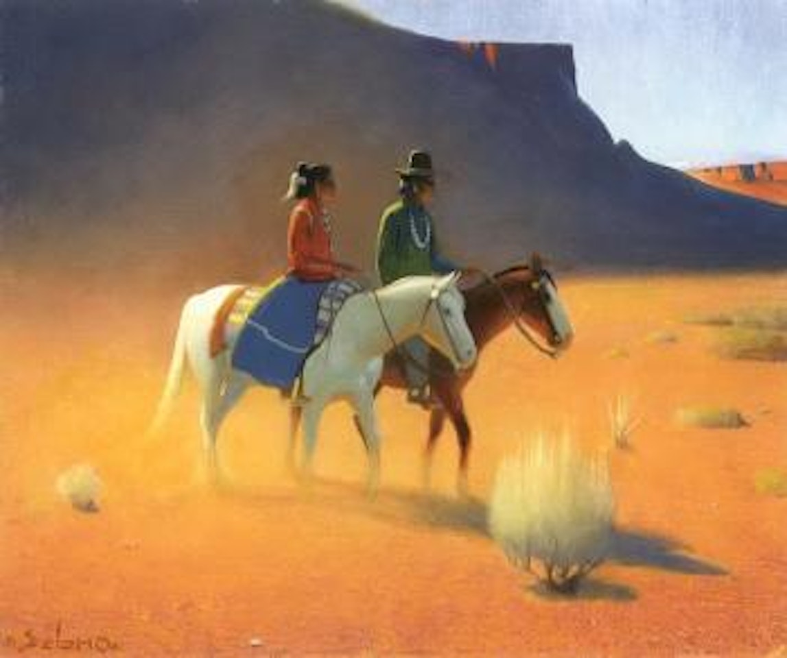 Desert travellers by Gerard Curtis Delano