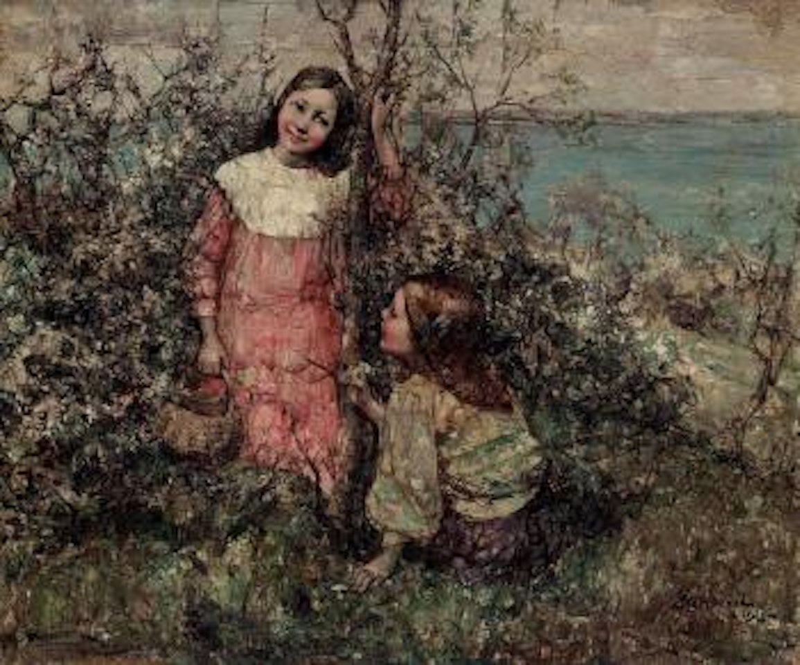 Springtime by Edward Atkinson Hornel