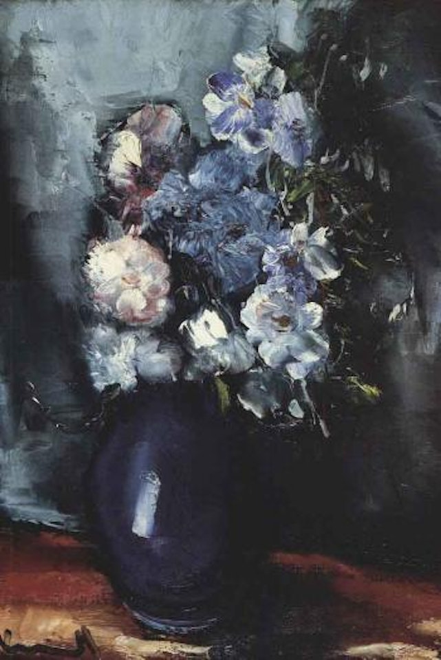 Bouquet au pot bleu by Maurice de Vlaminck