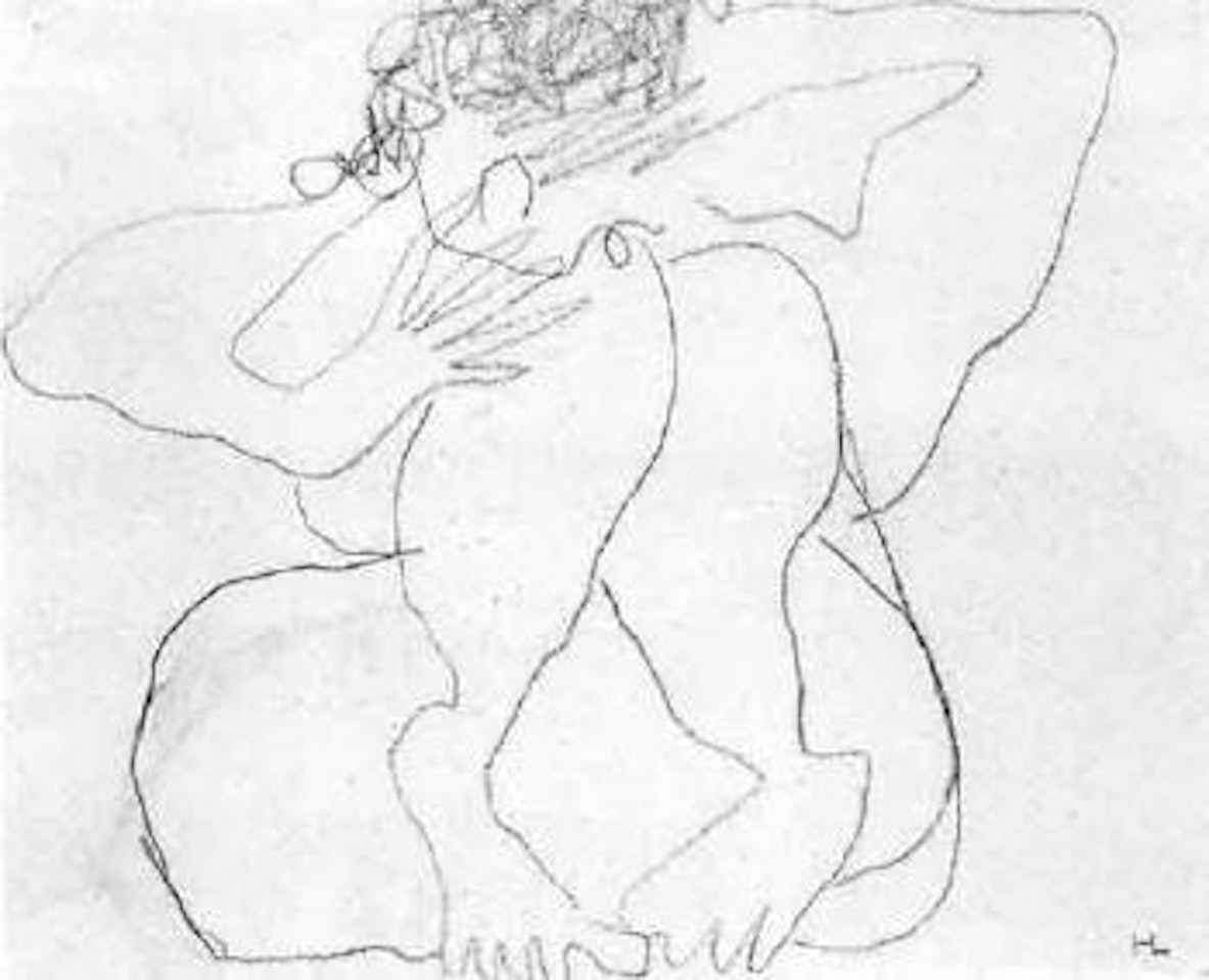 Homme assis by Henri Laurens