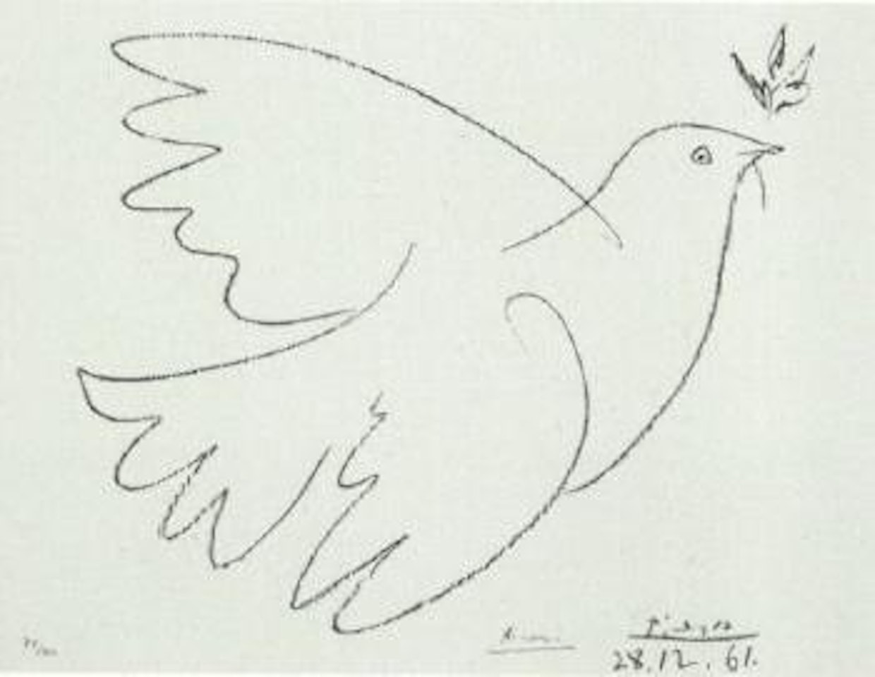 Dove of Peace by Pablo Picasso