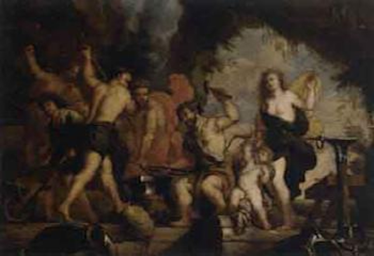 Venus at the Forge of Vulcan by Erasmus Quellinus II