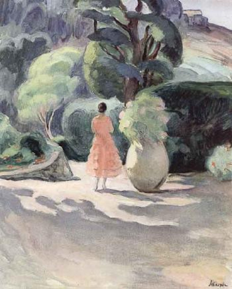 L'Allee des Jarres, Le Pradet by Henri Lebasque