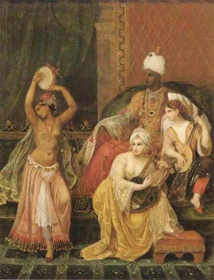 Harem scene by French School