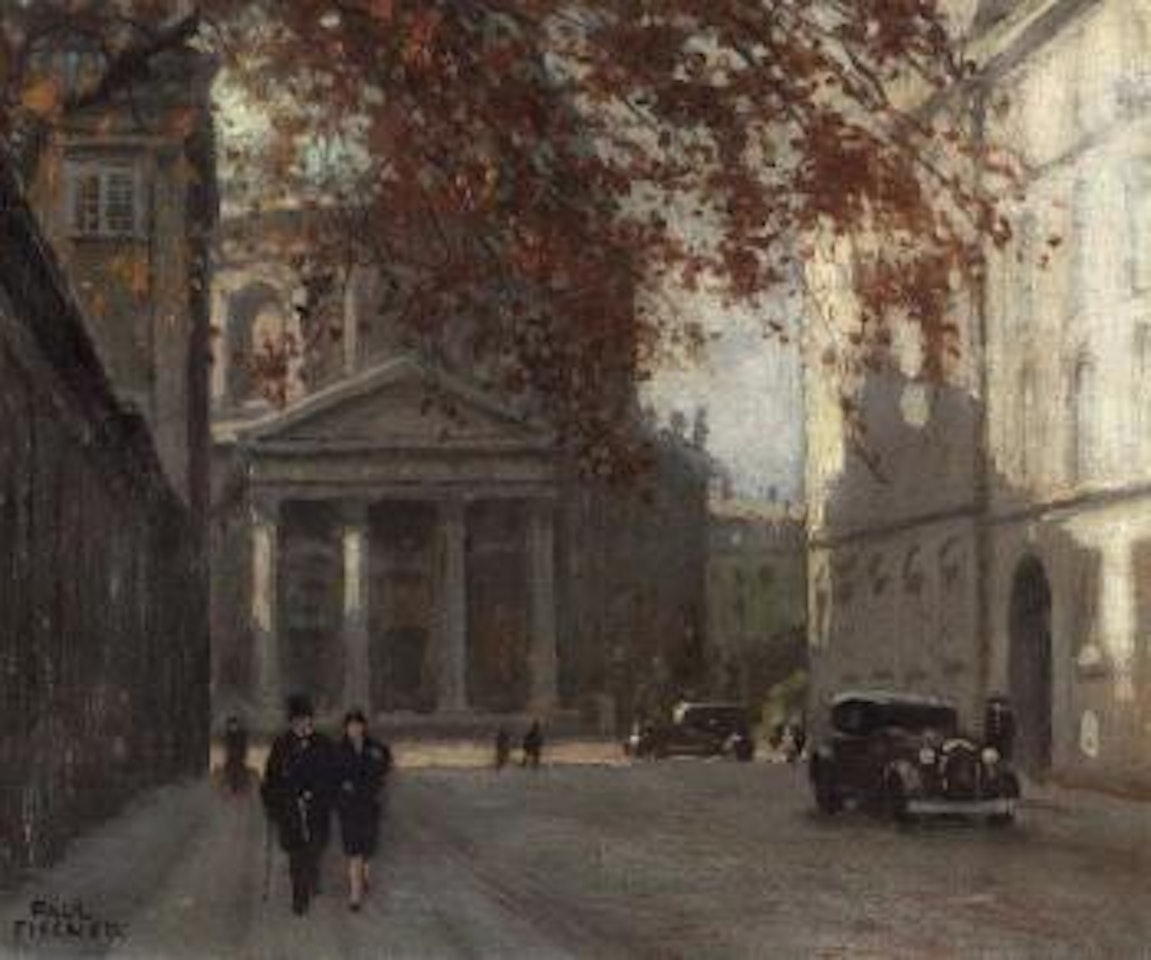Street scene, Copenhagen by Paul Fischer