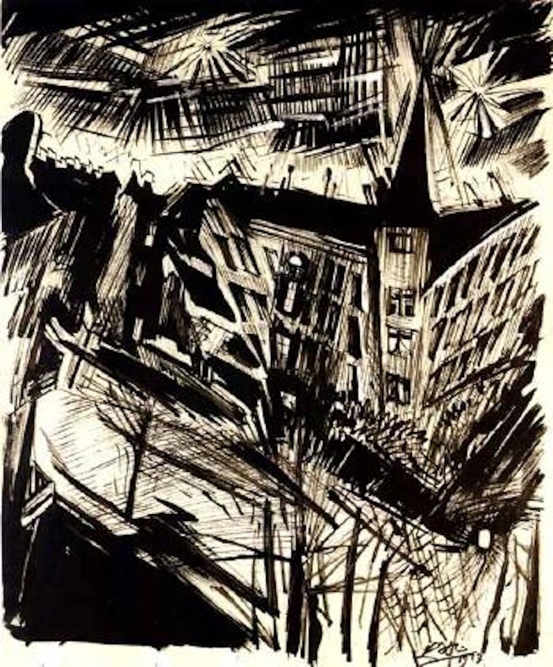 Street by Ludwig Meidner