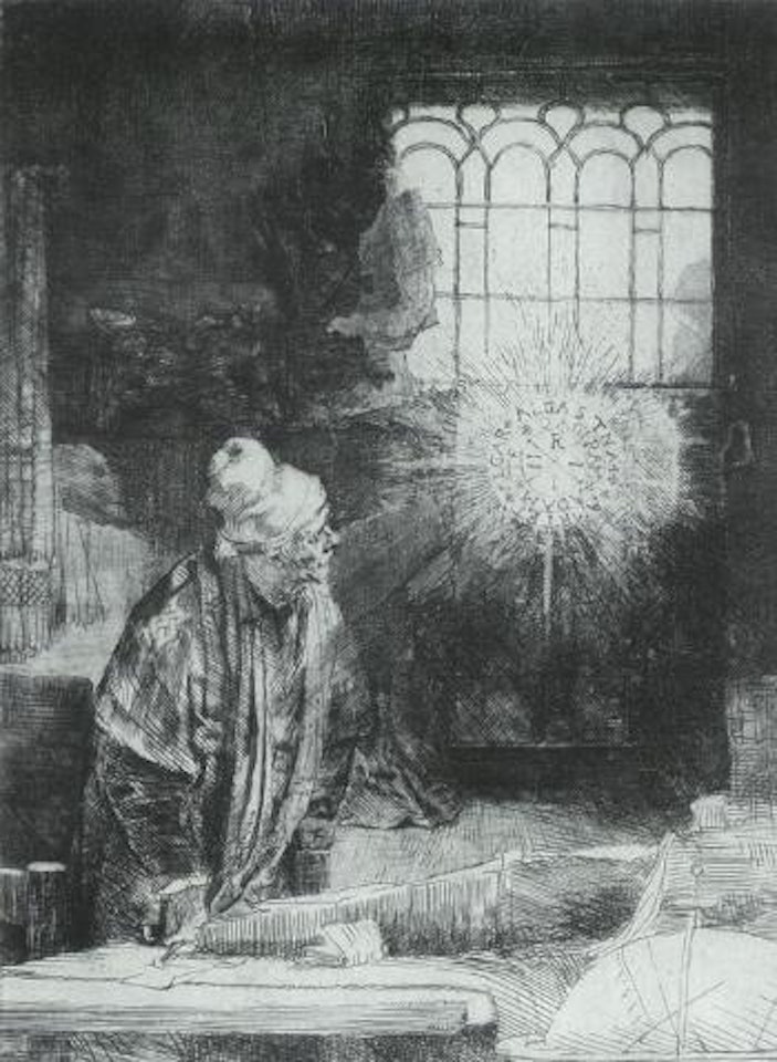 Faust by Attributed to Rembrandt Harmensz van Rijn