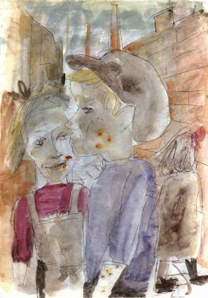 Worker's children by Otto Dix