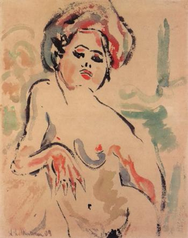 Weiblicher Akt by Ernst Ludwig Kirchner