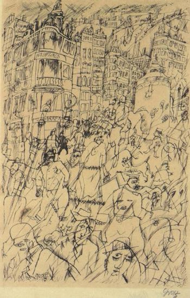 Strasse, Berlin by George Grosz