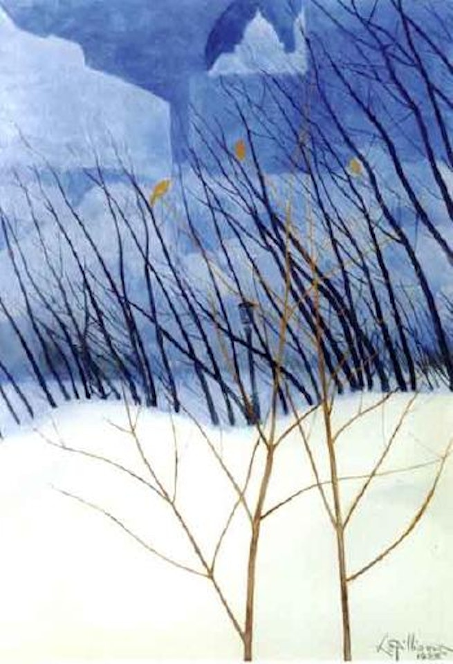 Snowy dream landscape by Léon Spilliaert