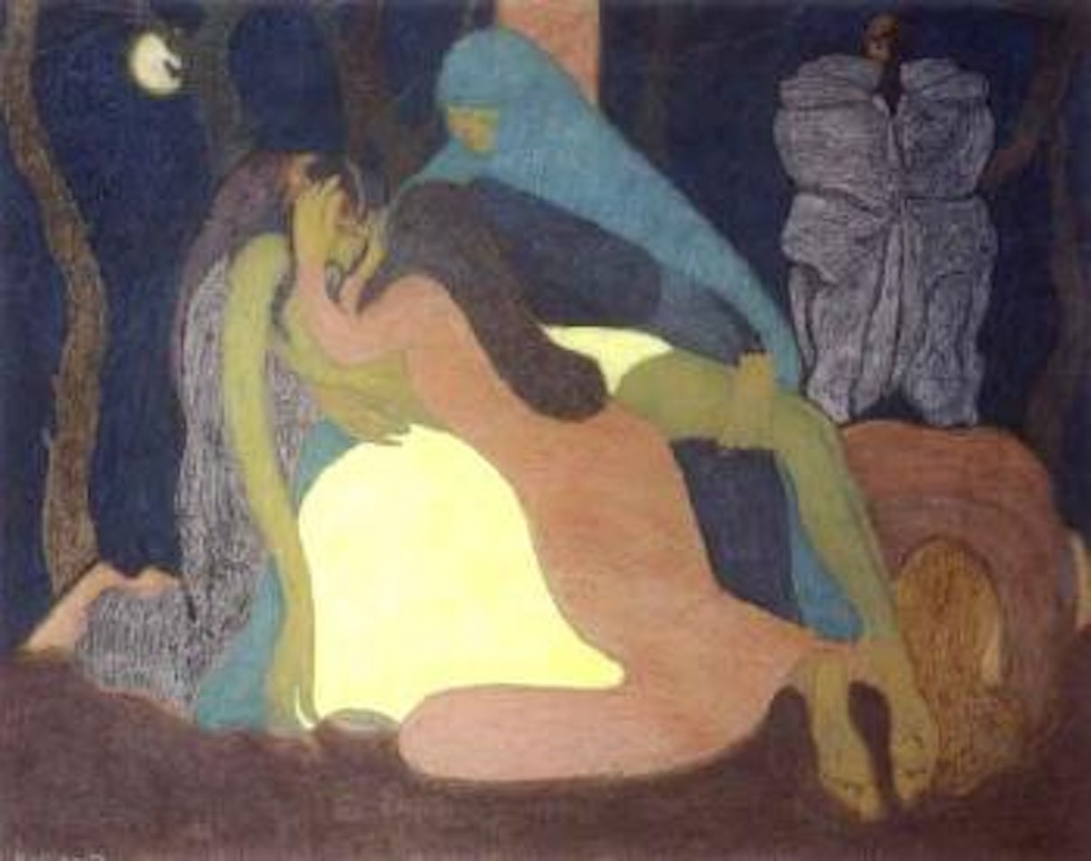 Marie-Madeleine enlevant la couronne d'epines by Léon Spilliaert