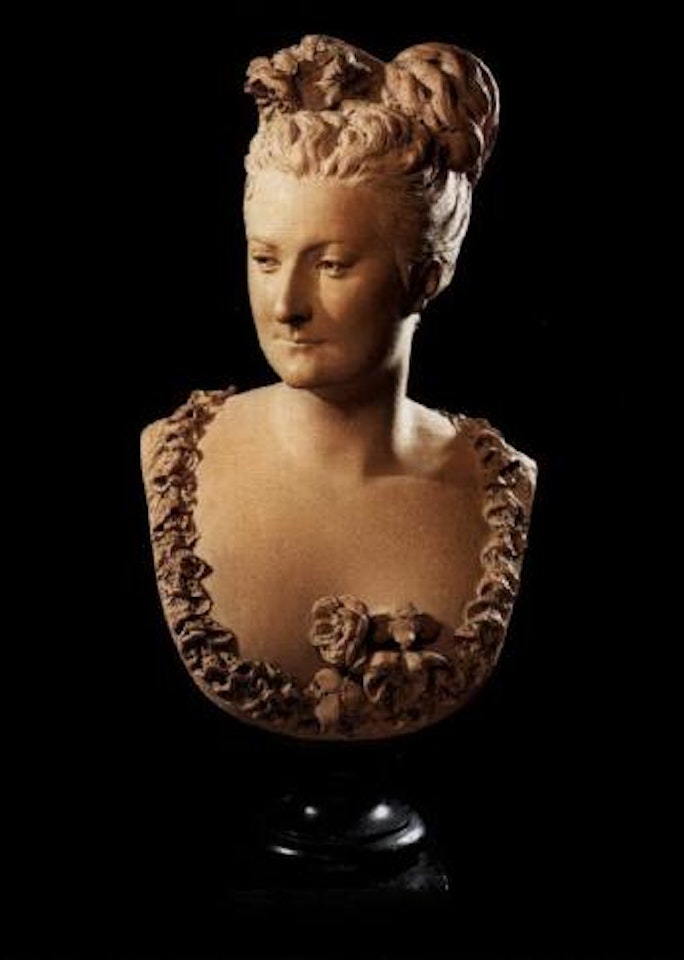 Bust of Celine Chaumont by Albert-Ernest Carrier-Belleuse