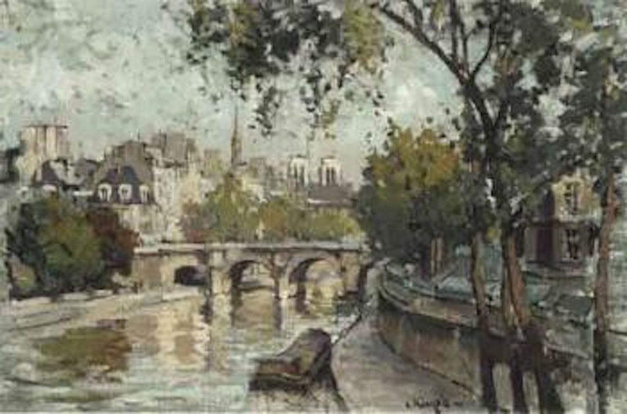 L'Ile de la Cite, Paris by Constantin Kluge