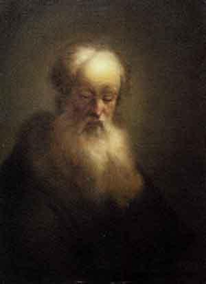 Philosopher with beard by Christian Wilhelm Ernst Dietrich