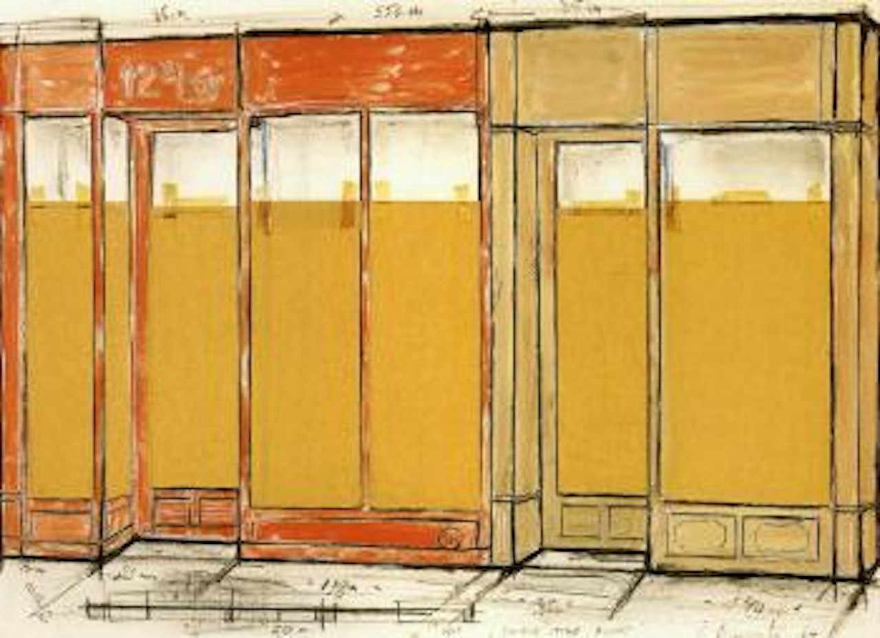 Double store front by Christo